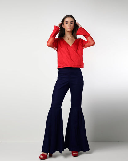 Style 08 :  100% Linen Pleated Pants