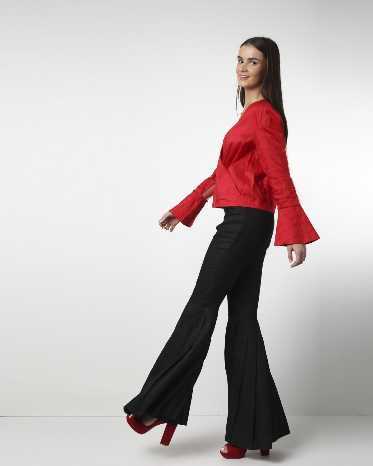 Style 08 :  100% Linen Pleated Pants