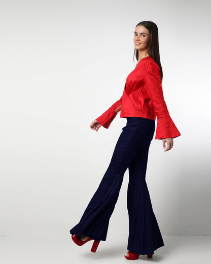 Style 08 :  100% Linen Pleated Pants