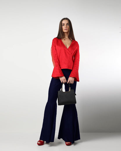 Style 08 :  100% Linen Pleated Pants