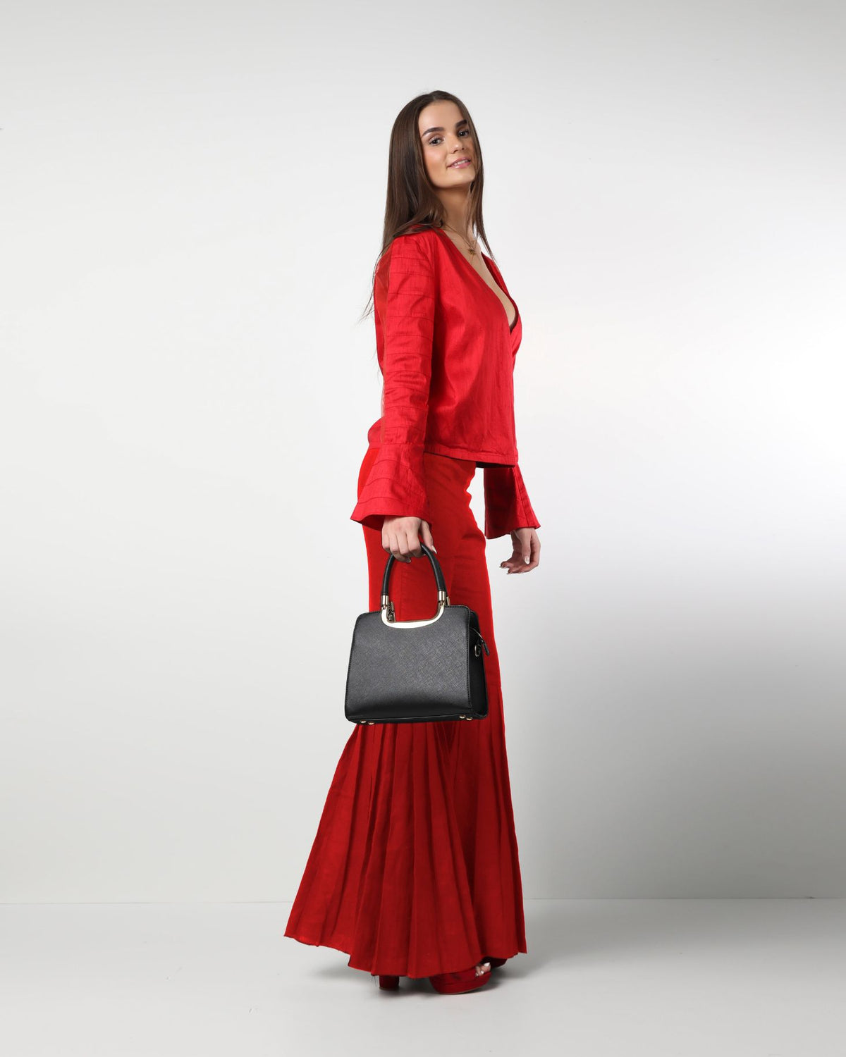Style 08 :  100% Linen Pleated Pants