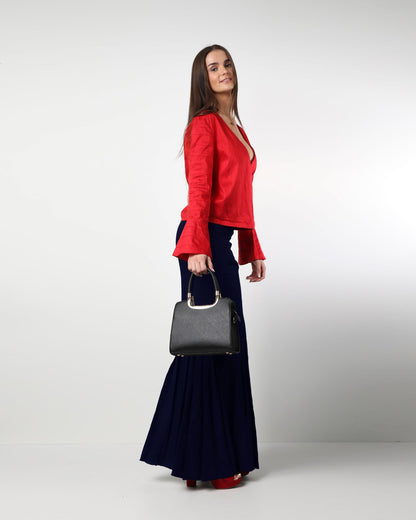 Style 08 :  100% Linen Pleated Pants