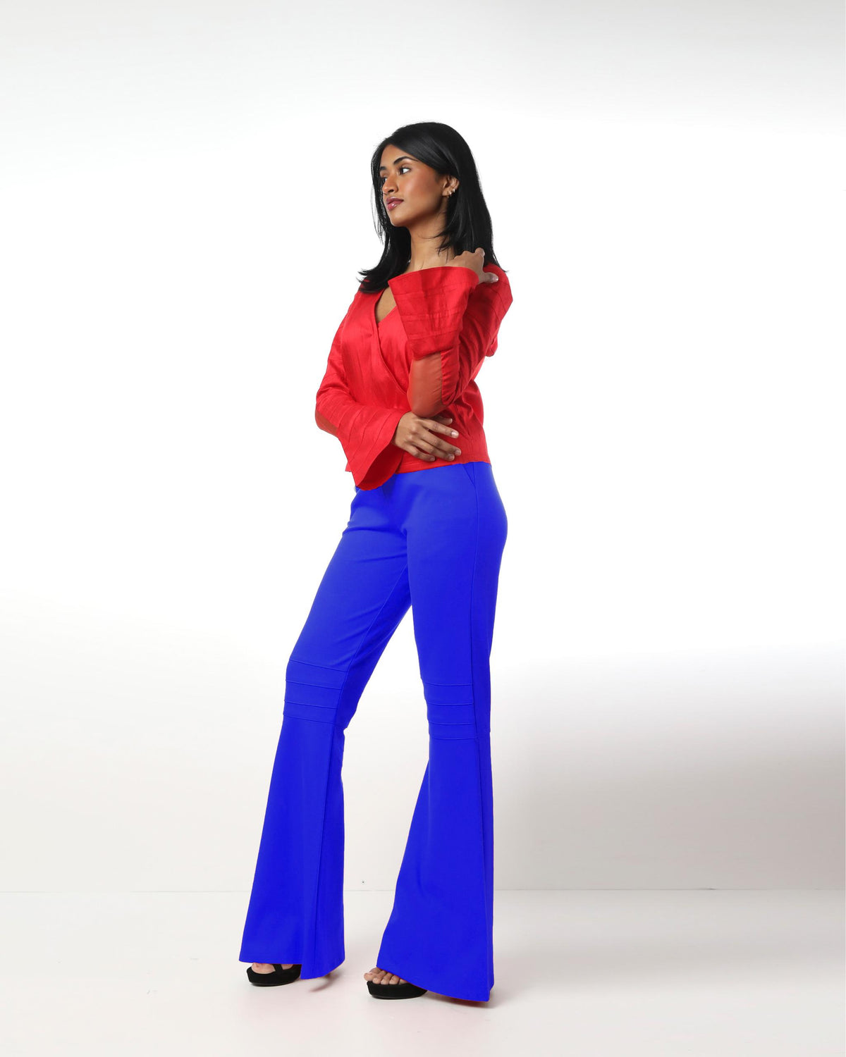 Style 9879 : Flare Pants 100% Rayon