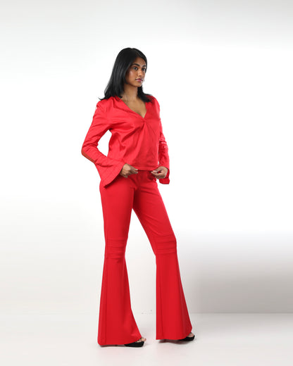 Style 9879 : Flare Pants 100% Rayon