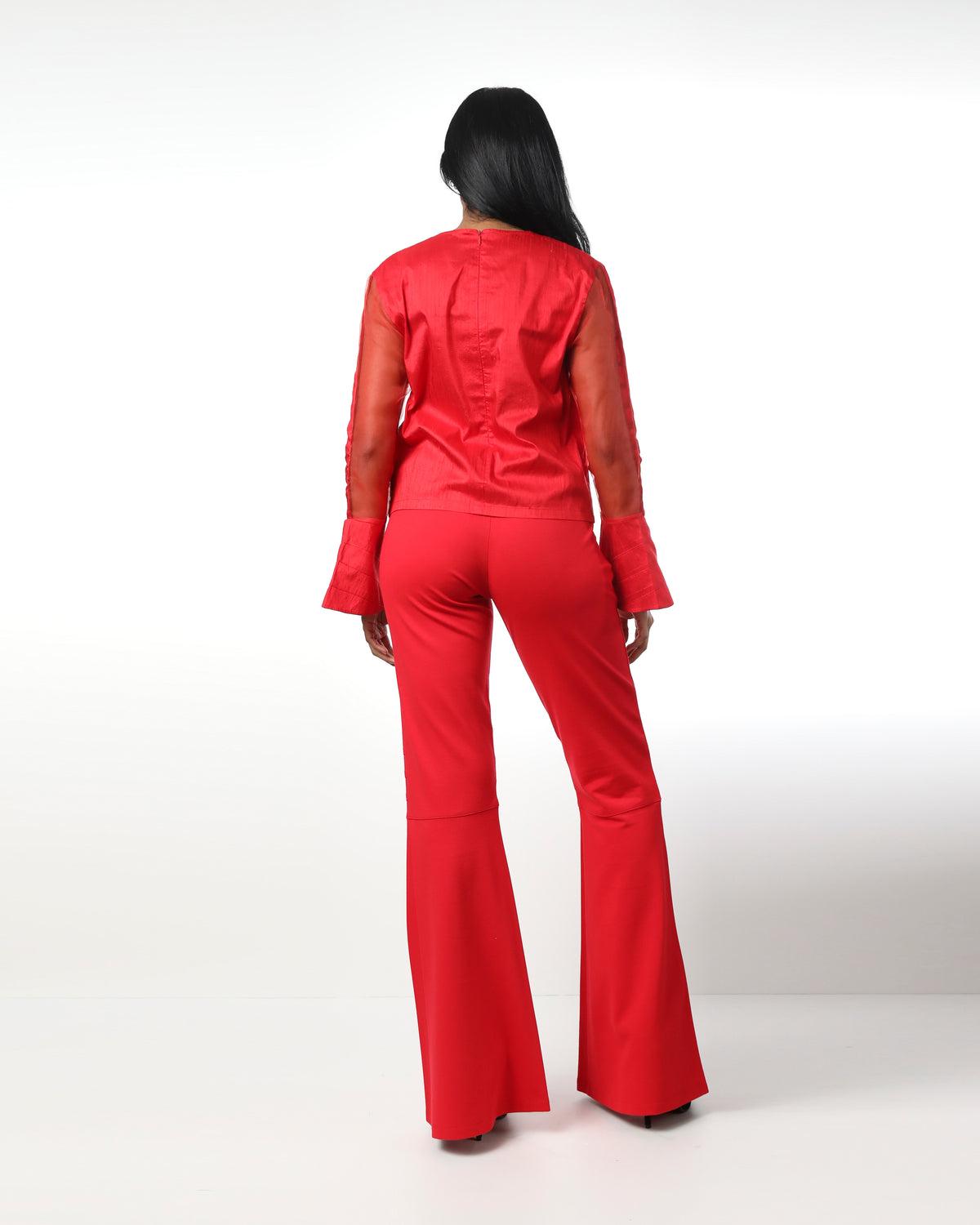 Style 9879 : Flare Pants 100% Rayon