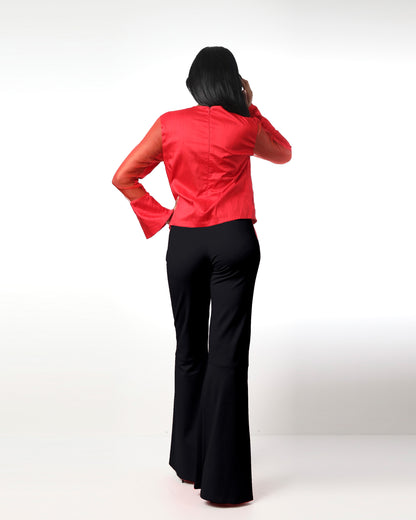 Style 9879 : Flare Pants 100% Rayon