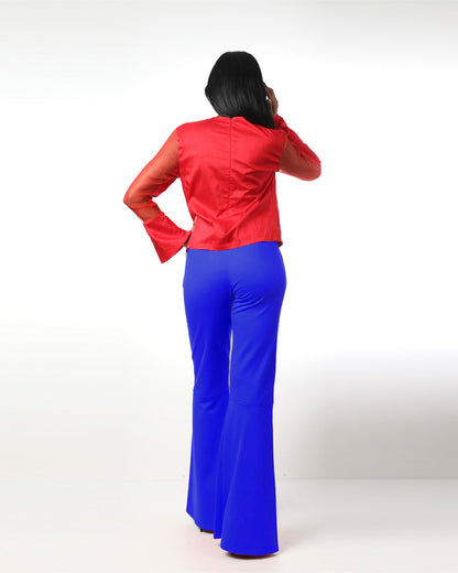Style 9879 : Flare Pants 100% Rayon